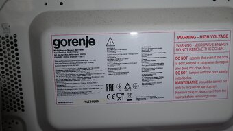 Mikrovlnná trouba Gorenje - 3