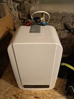 Tlakový ohřívač vody Dražice 10l, 1,5kw jen vyzkoušen - 3