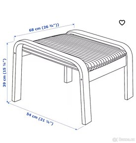 Podnožka - Ikea POÄNG - 3