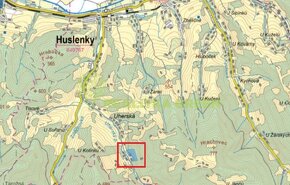 Lesní pozemek k.ú. Huslenky, okr. Vsetín, CP 30987 m2, po čá - 3