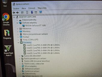 Herní pc i5-6500 ddr4 4gb gk gt1030 2gb ssd 256gb lcd 24" g - 3