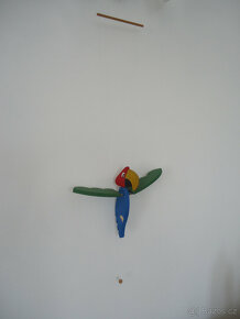 Dřevěná hračka - papoušek - 3