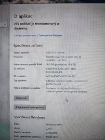 ❘❙ Dell i7-6700, 16GB, 256NVMe, nový w10, WiFi - 3