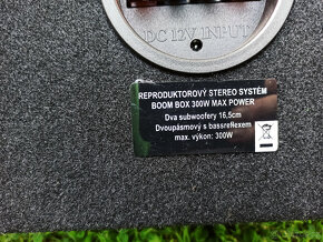 Reproduktorový stereo systém BOOM BOX - 300W - 3