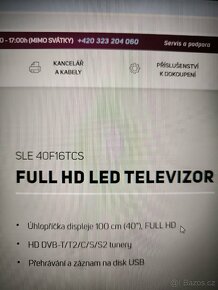 LED televize Sencor - 3