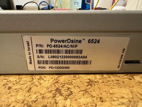 24portový průběhový POE switch Power Dsine 6524 - 3