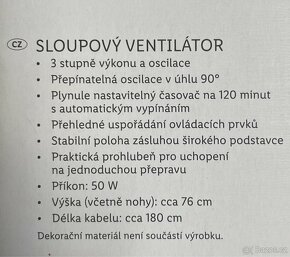 Sloupový ventilátor - 3