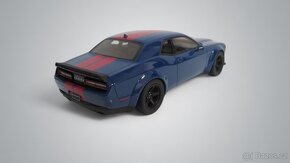 1:18 GT SPIRIT DODGE CHALLENGER SUPER STOCK COUPE BLUE - 3