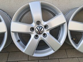 Prodám original aludisky vw R16 6.5jx16H2 ET50 5x112 - 3