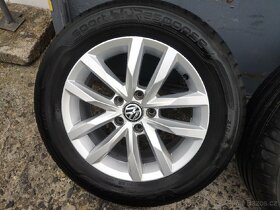 Alu Vw 5/112 r16 + 215/60 r16 letní - 3