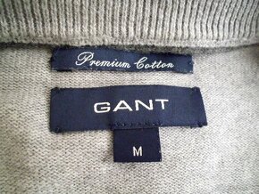 Gant pánsky premium cotton sivý sveter M - 3