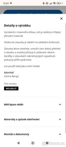 Komoda, noční stolek Ikea Hemnes - 3