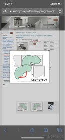 Rohový výsuv kuchyně - ledvina levá nebo pravá nebo obě - 3