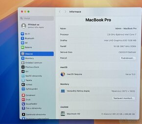 MacBook Pro 16 2019 CTO /16GB RAM/Intel i7/500GB SSD/Záruka - 3