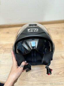 AGV moto přilba FLUID matt black velikost: 57-58 cm (M) - 3