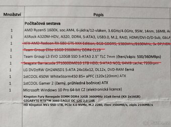 Herní PC s Ryzen 5 a RTX 3060 - 3