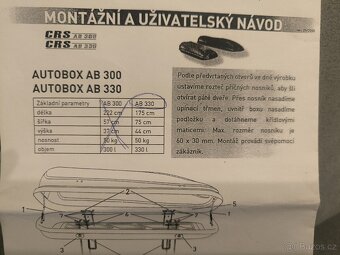 Střešní box - 3