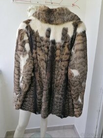 Dámský kabát z pravé kožešiny Rys - Lynx rufus BobCat - 3