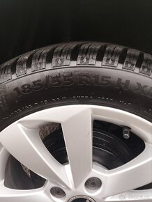 ALU kola 4x100 R15 NOVÉ zimní pneu citigo - 3