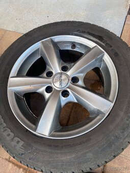 Alu kola 15” 5x112 a letní pneu 195/65/R15 - 3