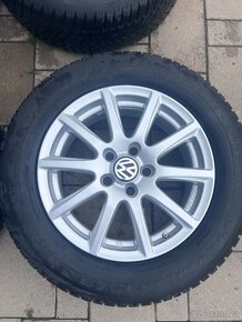 4x ALU disk - zimní Dunlop Sport 5 215/60 R16 pro ŠKODA, VW - 3