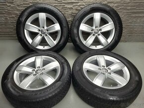 17" Originál VW Corvara Tiguan II 5x112 zimní pneu 5-5,5 - 3