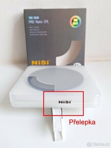 Prodám polarizační filtr NiSi pro objektiv 82 mm - 3