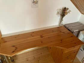 Dřevěný psací stůl z borovice 1500 x 800 - 3