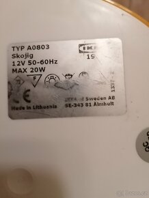 Světlo IKEA Skojig oranžové dětské - 3