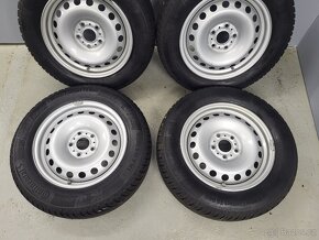 Plechové disky 15" 5x108 Renault Kangoo zimní pneu6,5-7,5mm - 3