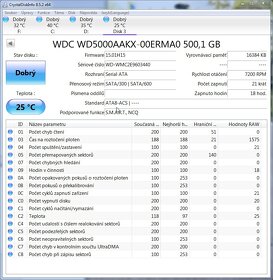 Pevné disky (HDD) WD 500Gb SATA, 3.5". - 3