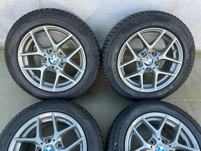 Alu kola na BMW 7x16 5x120 ET31 205/60R16 zimní  TOP STAV - 3