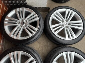 Alu 18" 5x112 škoda TRINITY SUP2 ,  pneu 90% - 3