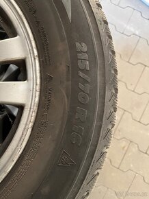 ALU kola 5x114,3 R16 + zimní gumy 215/70 R16 - 3