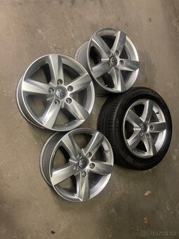 Alu originál vw touareg 7.5j 17” et 50 5x130 - 3