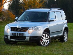 ŠKODA YETI 4X4 140 HP NAJ. POUZE 95 TIS KM BOHATÁ VÝBAVA - 3