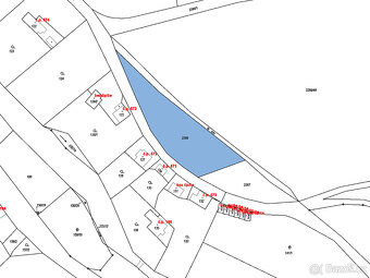 Prodej podílu 1/2 stavebního pozemku 1019 m2 v obci Vítkov,  - 3