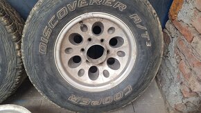 Offroad disky 3ks + pneu 255/70 R15 6x139,7 Frontera Samuraj - 3