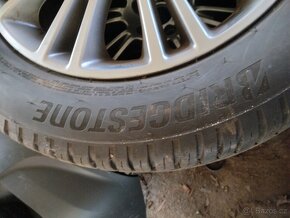 Ford orig. alu kola 17, 5x108,ET52,5, 7,5J17 celoroční pneu - 3