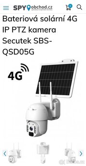 Solární 4G kamera Secutek - 3