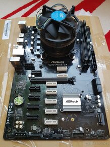 ASrock Q270 Pro BTC+ + i5 6400T + 8GB Ram - 3