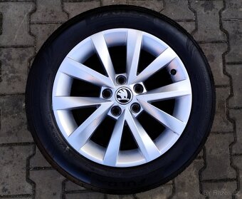 Alu kola originál Škoda Octavia III 5x112 R16 Alcatras - 3