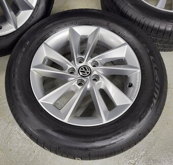 Originál 17" Borbet Škoda VW 5x112 letní pneu 5-5,5mm - 3