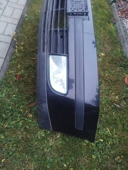 Škoda Octavia II přední nárazník kapota černá metalíza - 3