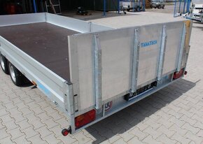 Přívěs UNK AD2100x5000 valník rampa sklopný 3500kg - 3