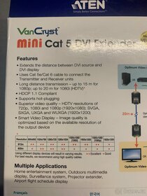 DVI exteder over Cat. 5e cable - 3