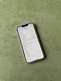 APPLE IPHONE 14 128GB - BÍLÝ,BATERIE 100%, ZÁRUKA - 3