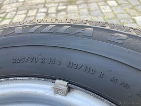 Letní sada kol DUCATO + BOXER + JUMPER - 225/70R15C - 3