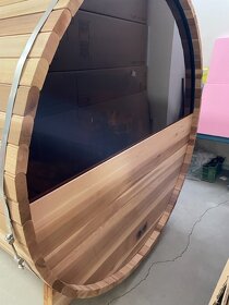 sudova sauna s cédru pro 4-6 osôb s panoramatickým oknom - 3