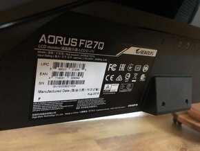 Herní monitor Aorus F127Q - 3